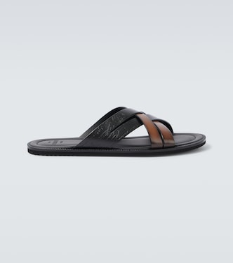 Mules Sifnos Scritto en cuir | Berluti