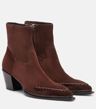 Cece 60 suede cowboy boots | Jimmy Choo