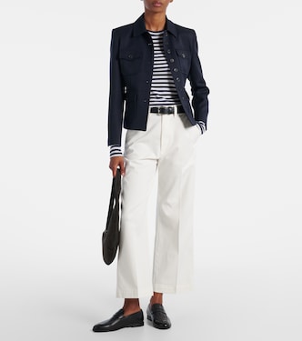 Cropped cotton-blend chinos | Polo Ralph Lauren