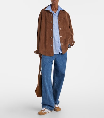 Hemdjacke aus Veloursleder | Ami Paris