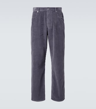 Matt cotton corduroy straight pants | Bottega Veneta