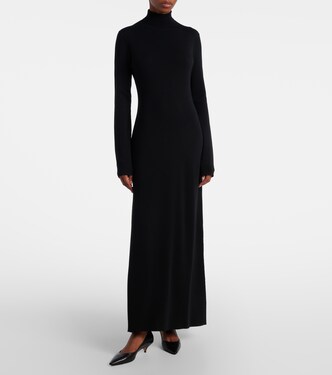Leoline turtleneck virgin wool maxi dress | The Row