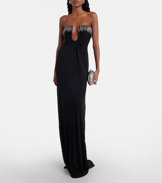 Arced Palm jersey maxi dress | Christopher Esber