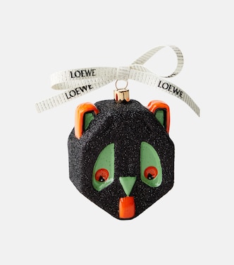 x Louis Wain glitter glass ornament | Loewe