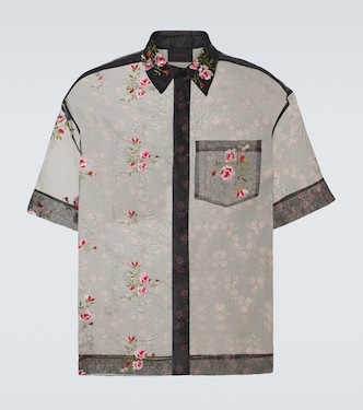 Floral sheer organza shirt | Simone Rocha