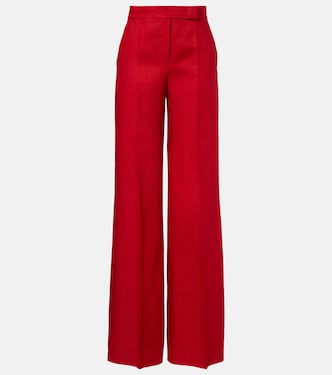 Pantalones anchos Badesse de lino | Max Mara