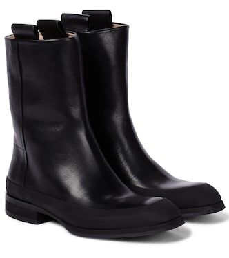 Grunge leather boots | The Row