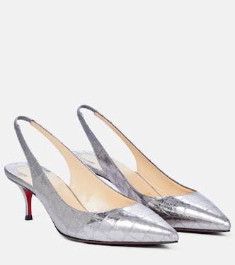Kate 55 leather slingback sandals | Christian Louboutin