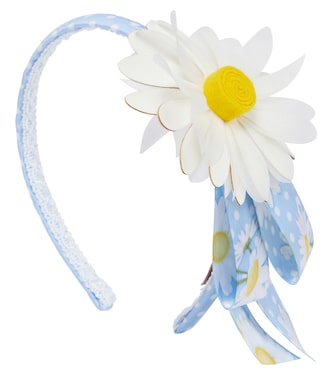 Polka-dot floral headband | Monnalisa