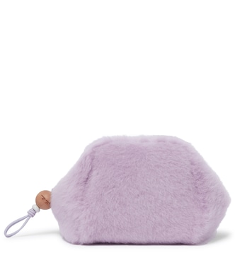Puffy Pouch Small shearling shoulder bag | Loro Piana