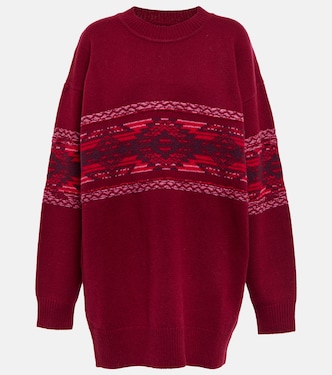 Pull Avril en jacquard de laine mélangée | Marant Etoile