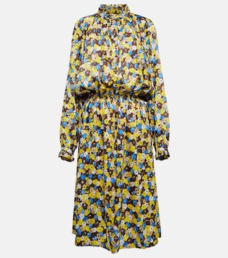 Long-sleeved floral dress | Plan C
