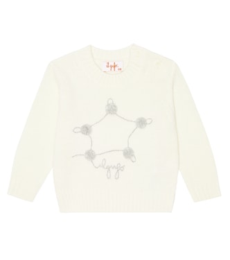 Baby - Pullover in lana con ricami | Il Gufo