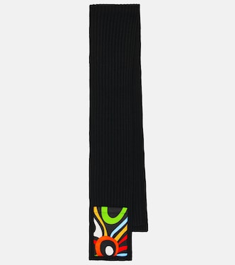 x Fulsap bufanda de lana acanalada | Pucci