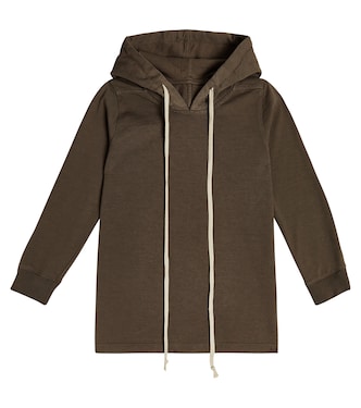 Cotton jersey hoodie | Rick Owens Kids