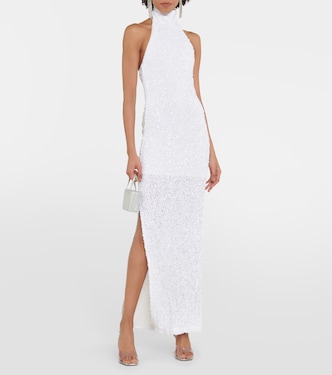 Bridal Kasia sequined maxi dress | Rotate