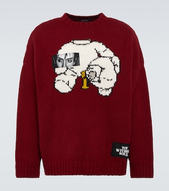 Intarsia wool sweater | Undercover