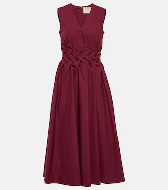 Eifal cotton poplin midi dress | Roksanda
