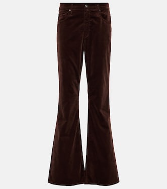 Pantaloni flared Farrah in velluto | AG Jeans