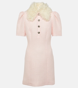 Sequined collared tweed minidress | Alessandra Rich
