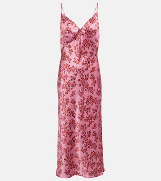 Trinny floral silk satin slip dress | Emilia Wickstead