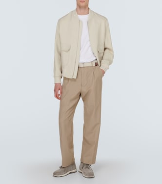 T-shirt Thabor brodé en coton | Berluti