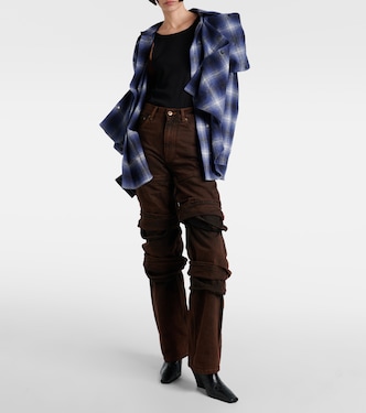 Jeans anchos de tiro alto a capas | Y/Project