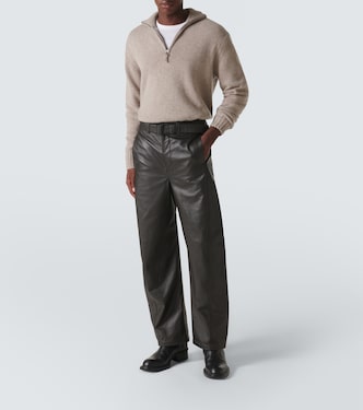 Jersey de cachemir con media cremallera | Allude