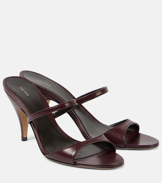 Vika Knot 80 leather mules | The Row
