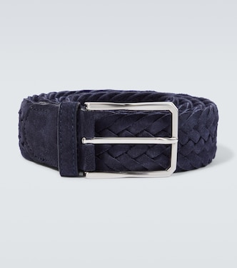 Braided suede belt | Canali