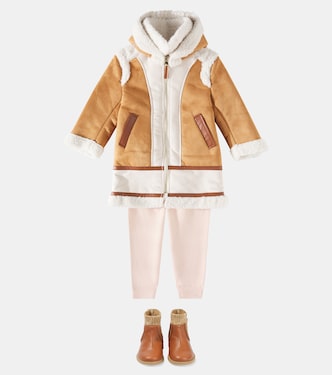 Abrigo de ante sintético con felpa | Chloé Kids