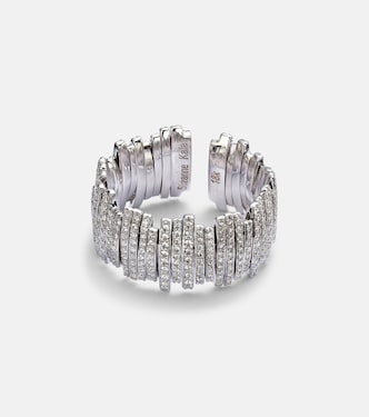 Ring aus 18kt Weißgold mit Diamanten | Suzanne Kalan
