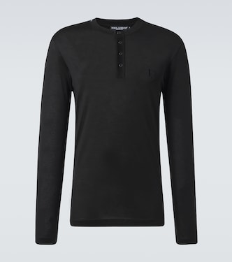 Henley-Hemd aus Seide | Dolce&Gabbana