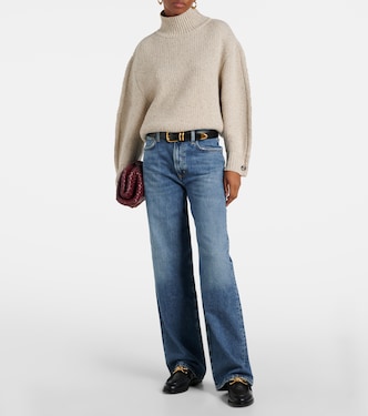 Jeans a gamba larga Harper a vita media | Agolde