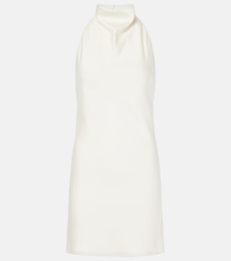 Halterneck satin minidress | Rotate
