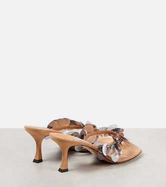 Freja 70 sequined suede thong sandals | Jimmy Choo
