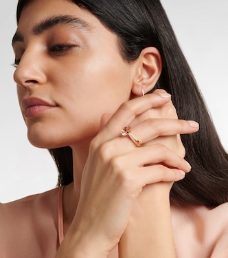 Anello Blush in oro rosa 18kt con diamanti e morganite | Bucherer Fine Jewellery