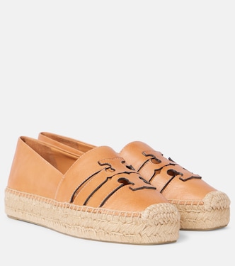 Ines leather platform espadrilles | Tory Burch