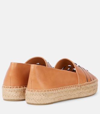 Espadrilles Ines à plateforme en cuir | Tory Burch