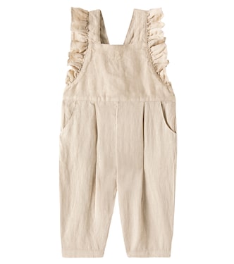 Baby - Salopette in lino | Il Gufo