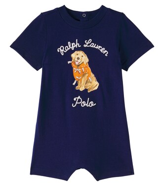Baby - Tuta corta in misto cotone | Polo Ralph Lauren Kids