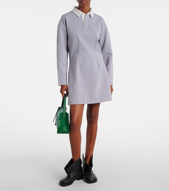 Cotton-blend jersey polo dress | JW Anderson