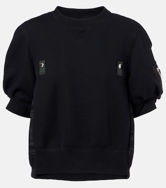 Top aus Twill und Jersey | Sacai