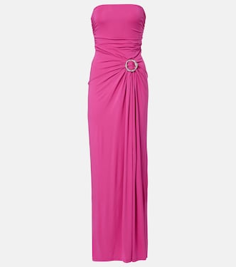 Emma gathered jersey maxi dress | Simkhai