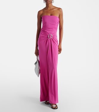 Emma gathered jersey maxi dress | Simkhai