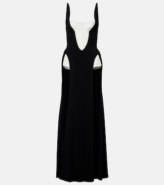 re/edit crêpe corset gown | Mugler
