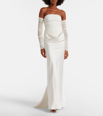 Donatella draped gown | Rotate