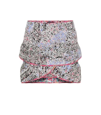Fanulia floral cotton-blend miniskirt | Isabel Marant