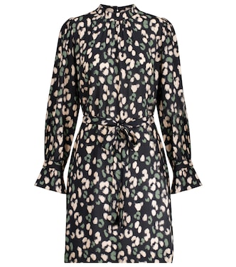 Gertrude leopard-print minidress | Velvet