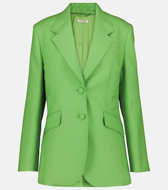 Blazer in lana vergine | Miu Miu